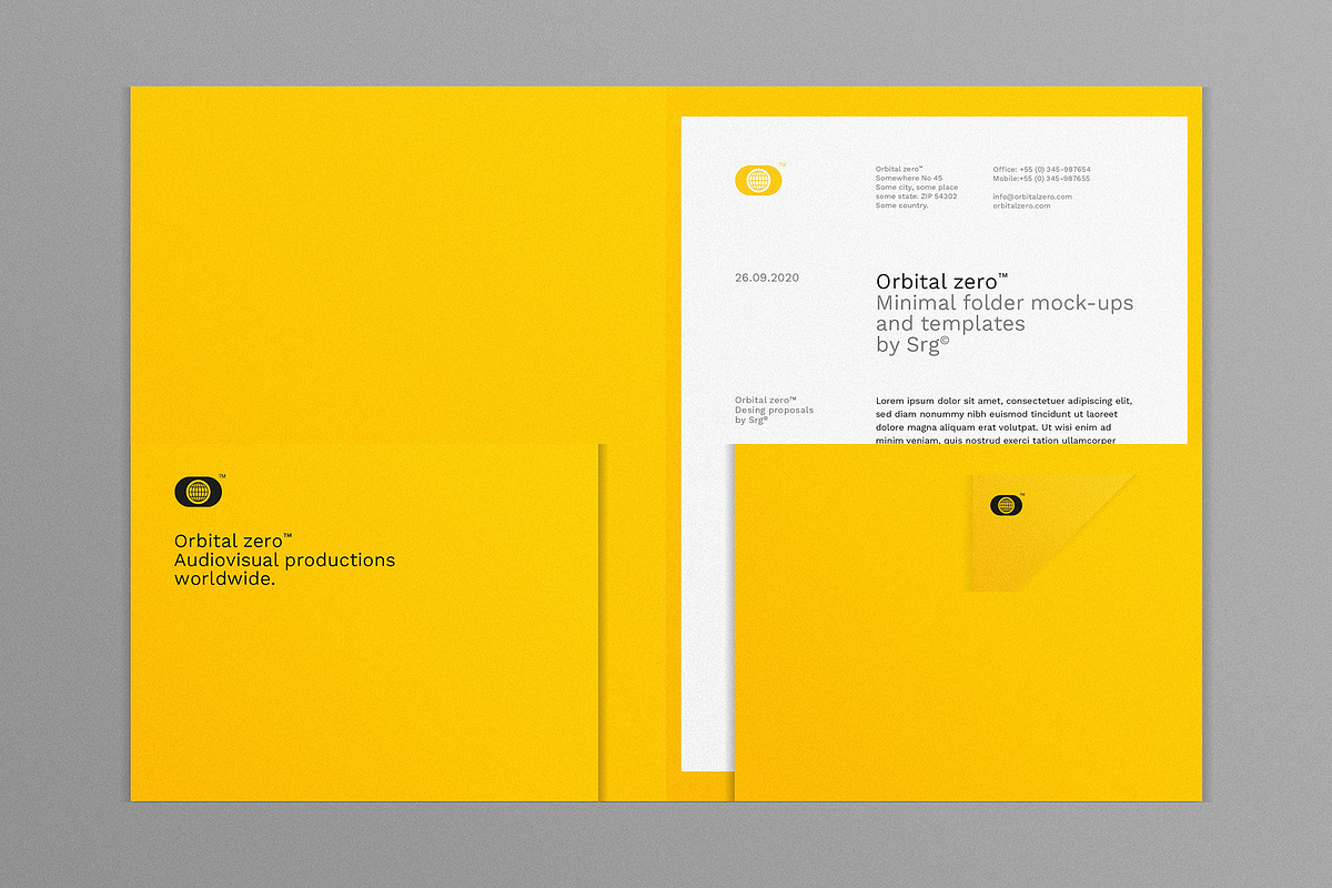 20 folder mock-ups & templates, a Product Mockup by Srg® (Photo 18 of 21)
