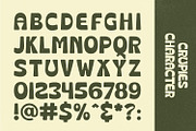 Crupies - Retro Bold Font, a Sans Serif Font by Dikas Studio (Thumbnail 10 of 12)