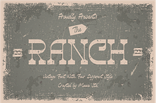 The Ranch | Vintage Font Duo