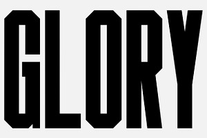 Srg-Fighters Glory Display Font