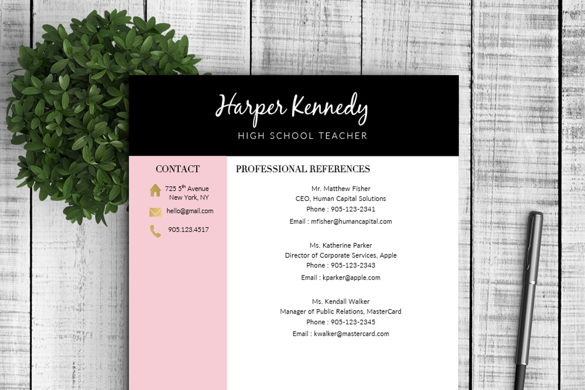 Resume & Cover Letter - Harper, a Resume Template by Resume Template Shoppe (Photo 8 of 8)