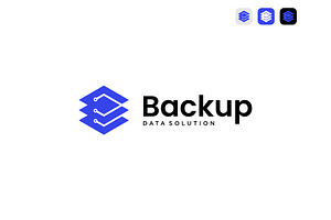 Backup Data Server Logo, a Branding & Logo Template by ika trisiana