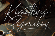 Kimothyes Sigmaboy, a Script Font by Integritype Studio (Thumbnail 1 of 15)
