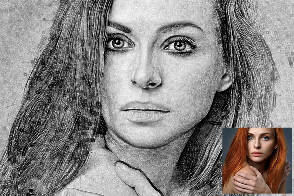Vector Sketch Photoshop Action, an Action Add-On by Jacpot007 (Photo 5 of 6)