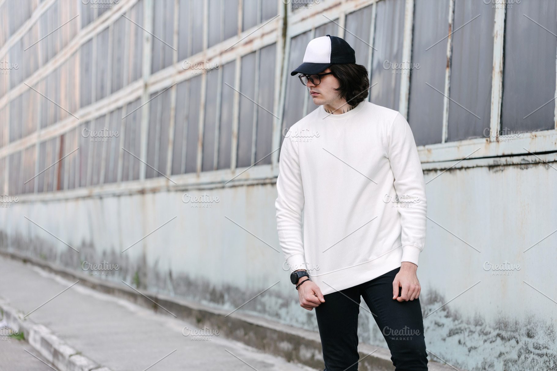 Sweatshirt or hoodie for mock up, a Beauty & Fashion Photo by 5max