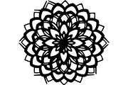 Black Floral Mandala Bundle, an Illustration by Designer_Momina (Thumbnail 7 of 20)