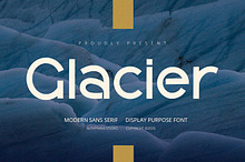 Glacier - Display Font