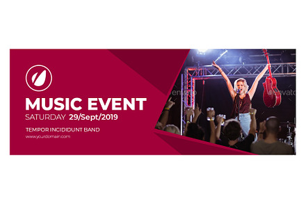 Music Event Animated Facebook Cover, a Templates & Theme by Nisha Droch