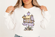 Whimsical Summer Wooden Sing Clipart, an Illustration by SVGArt (Thumbnail 3 of 9)