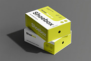 Shoe Box Mock-up, a Packaging Mockup by zippypixelstudio (Thumbnail 9 of 15)
