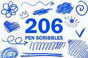 Pen Scribbles, a Texture Graphic by alexdndz (Thumbnail 1 of 7)