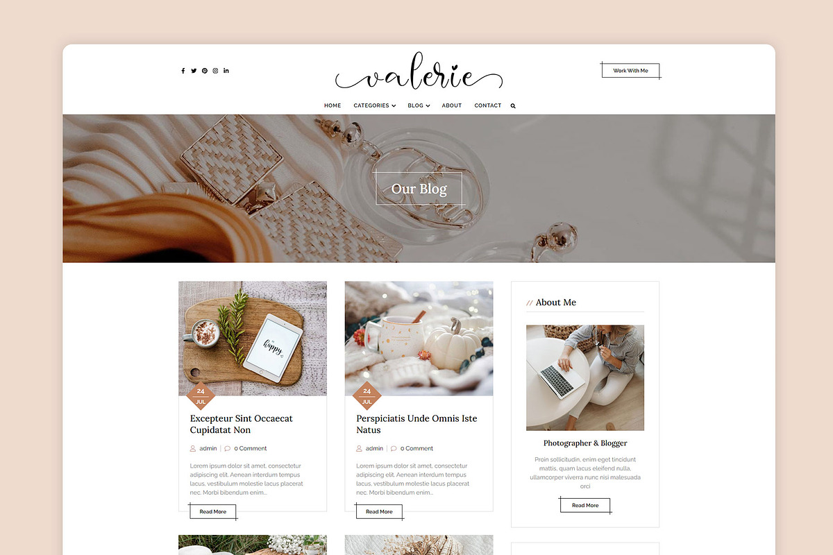 Valerie - WordPress Elementor, a WordPress Template by azuratheme (Photo 6 of 8)