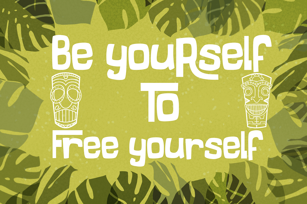 Freaky Tiki Font with Dingbats, a Font by Amber Nest Design (Photo 8 of 12)