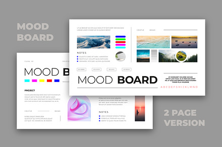 Creative Moodboard Layout Template, an UI Kit Template by MightyDesign