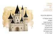 Golden Kingdom Storybook Clipart, a Decorative Illustration by The Dutch Lady Designs (Thumbnail 3 of 10)