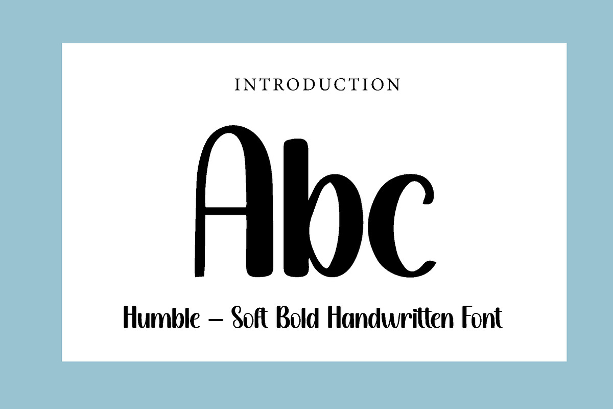 Humble, a Handwritten Font by Wow Magic (Photo 2 of 3)
