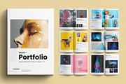 Work Portfolio Template, a Magazine Template by E-Type (Thumbnail 1 of 8)