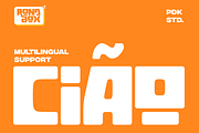 Rond Box - Heavy Font, a Sans Serif Font by Pandeka Studio (Thumbnail 7 of 10)
