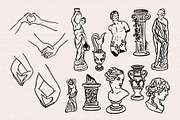 Whimsy Party hand-drawn vector, an Object Graphic by SunnyAfternoons (Thumbnail 6 of 26)