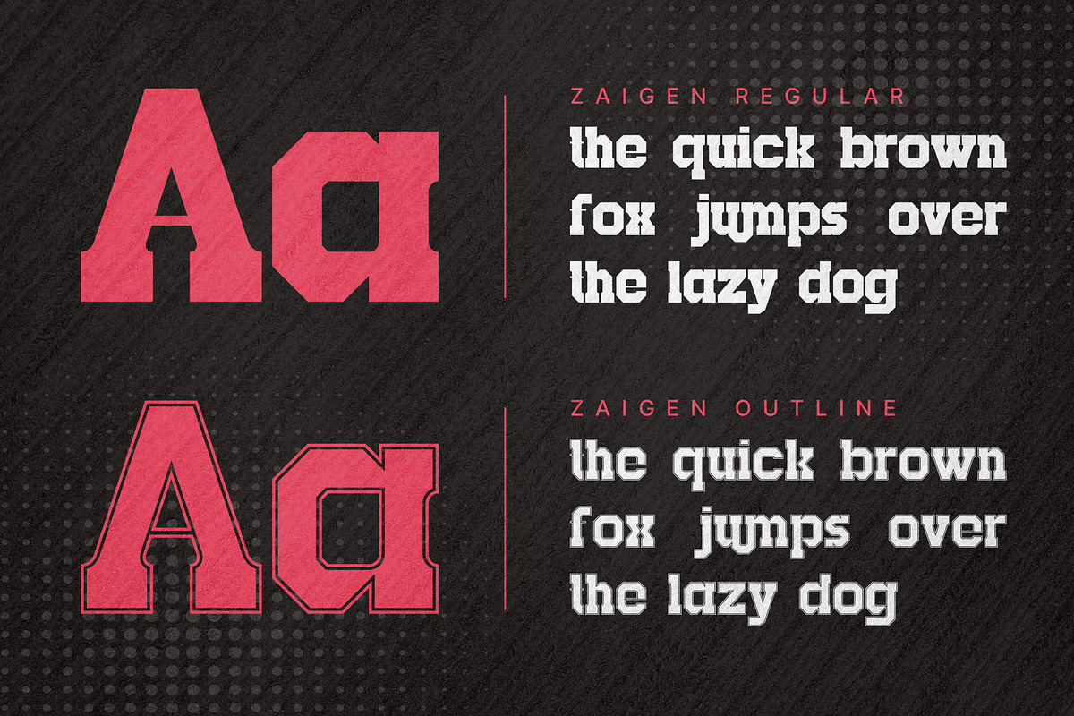 Zaigen Slab Serif, a Serif Font by Ermedia Studio (Photo 9 of 12)