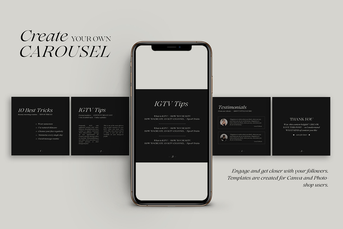 200 Instagram Aesthetic Bundle, a Social Media Template by Instprofi | Studio Estimo (Photo 13 of 17)