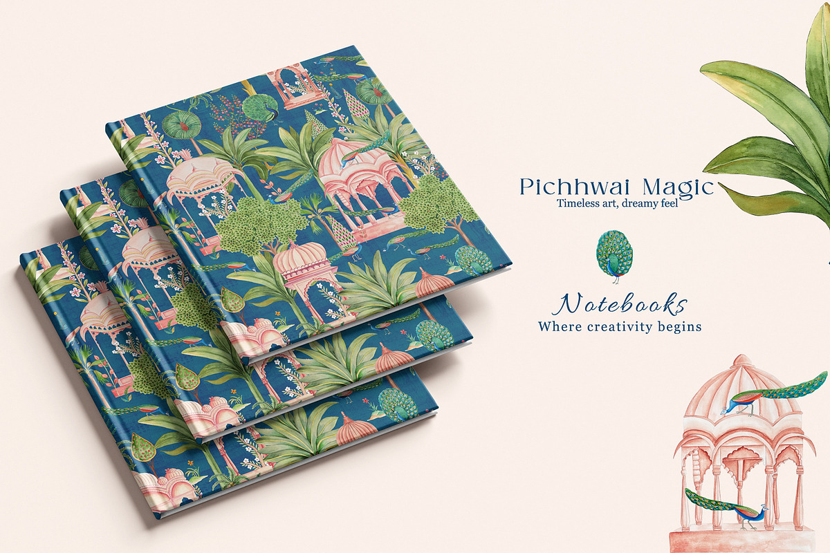 Pichhwai Magic Prints & Patterns, a Pattern Graphic by GND ART STUDIO (Photo 5 of 8)
