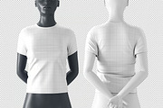 Female T-Shirt Mockup, a Shirt Mockup by zpackcreative (Thumbnail 3 of 5)
