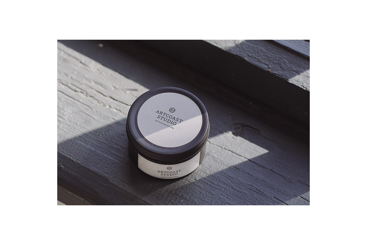 Black Candle Label Mockup, a Packaging Mockup by Artcoast Studio (Photo 9 of 10)