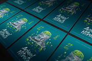 Watercolor Gorilla Park Flyer, a Flyer Template by ashenterprise (Thumbnail 4 of 5)