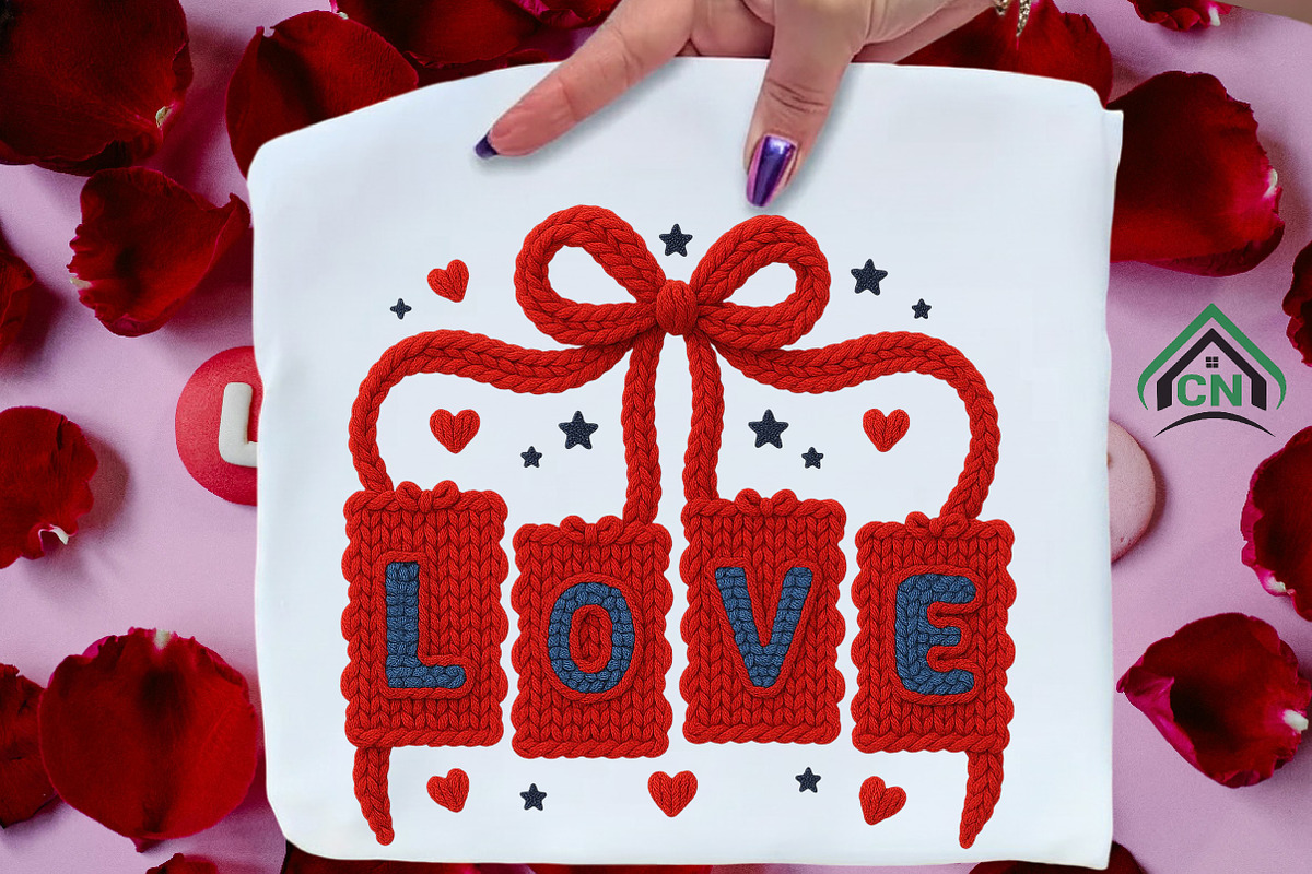 Yarn Crochet Valentine's Day LOVE, an Illustration by Craft Nest (Photo 2 of 7)