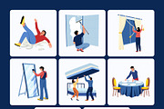 Cleaning Illustration Art Set, a Work Illustration by Creative Stall (Thumbnail 9 of 9)