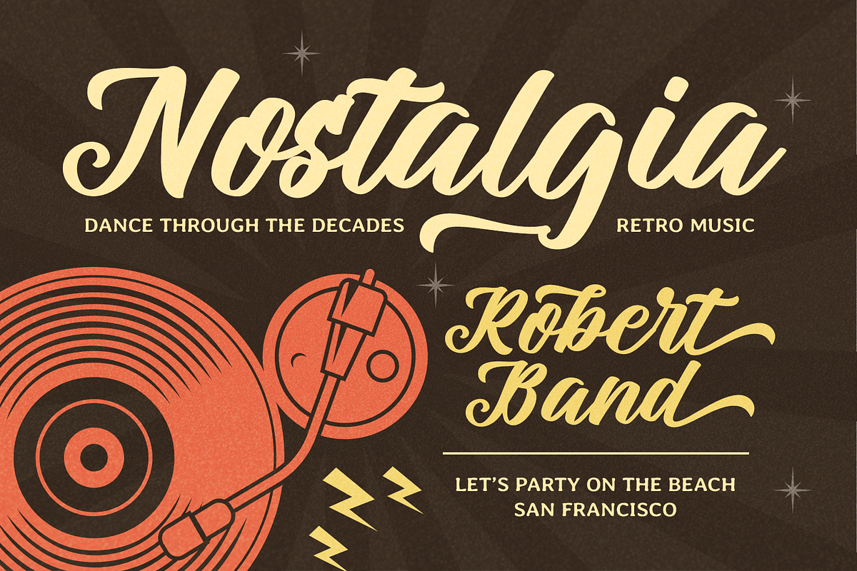 Auckland - Vintage Font, a Handwritten Font by Mozatype (Photo 5 of 10)