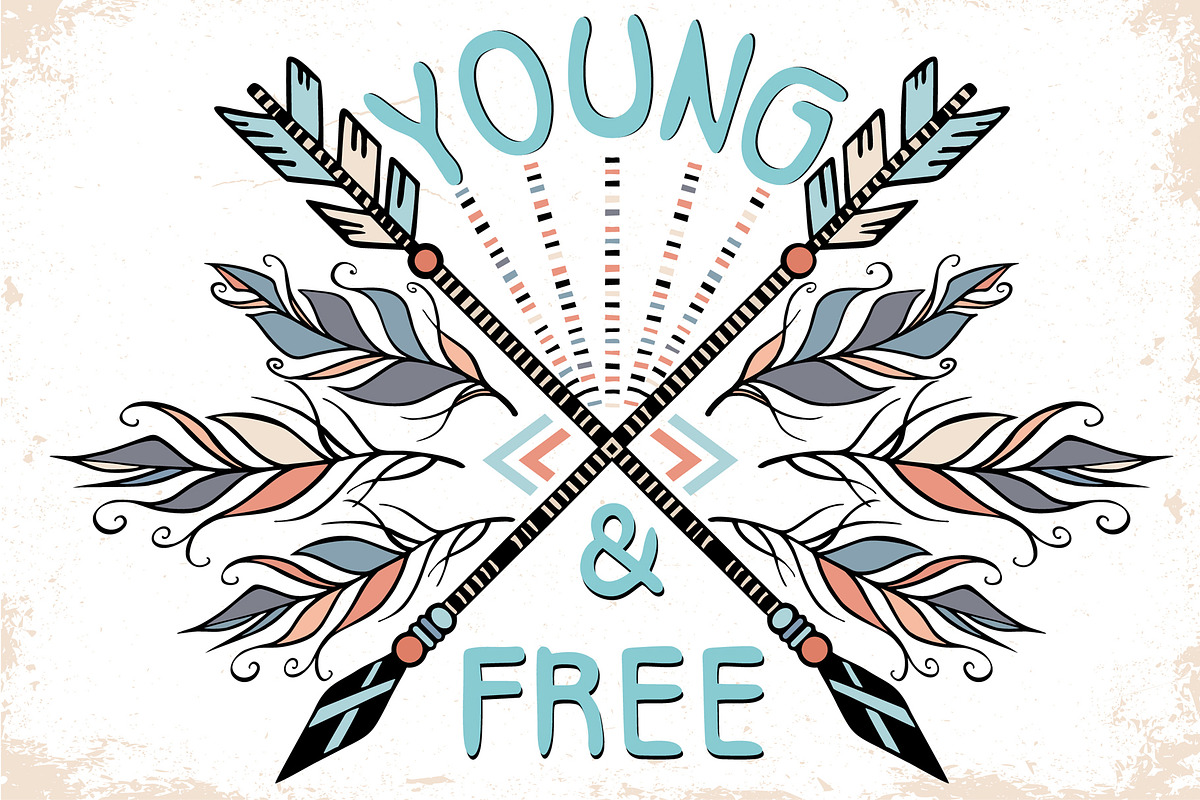 Tribal Vector Clipart. Boho set, a Decorative Illustration by Live line (Photo 5 of 14)