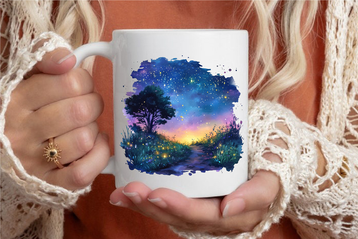 Enchanted Nature Fairytale Clipart, a Seasonal Illustration by designcity5 (Photo 5 of 5)