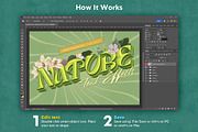 Floral Text Effects, a Layer Style Add-On by Andrew Skoch Design (Thumbnail 2 of 10)