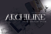 ARCHILINE, a Script Font by beeART (Thumbnail 1 of 7)