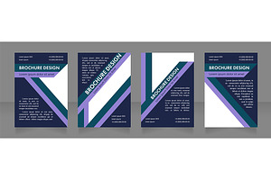 Hospital Blank Brochure Layout