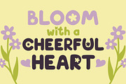 PetalPop – Summer Blossom Font, a Sans Serif Font by Huge Dream Studio (Thumbnail 6 of 8)