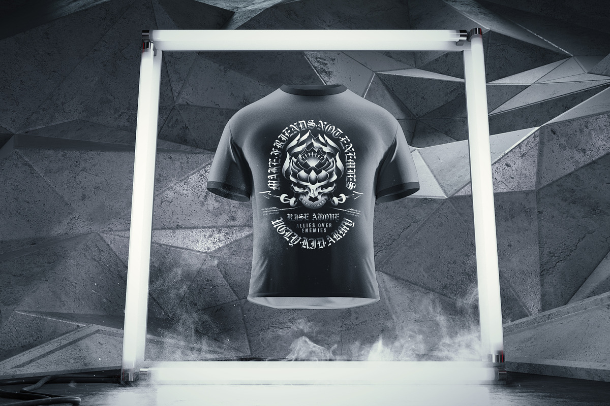 Man T-shirt Mock-up / Animated shots, a Shirt Mockup by GK Creative (Photo 4 of 6)