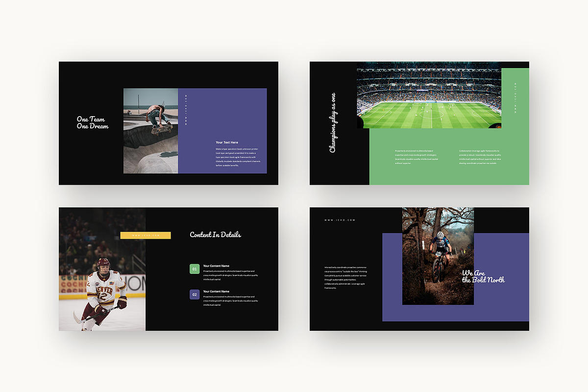 Icho : Sports Pitch Powerpoint, a Presentation Template by Punkl Camp (Photo 10 of 16)