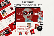 Bold Wix Studio Landing Page Website, a Wix Template by AdvertFox (Thumbnail 1 of 9)