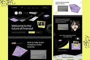 Figma Landing Page Template, a Landing Page Template by zroch design (Thumbnail 5 of 12)