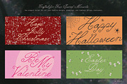 Alkes Romantic Whimsical Script Font, a Script Font by AnMark (Thumbnail 10 of 12)