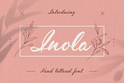 Inola Hand Lettered Font, a Script Font by Wild Ones (Thumbnail 1 of 12)