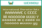 Counting Stars font, a Sans Serif Font by weknow (Thumbnail 8 of 8)