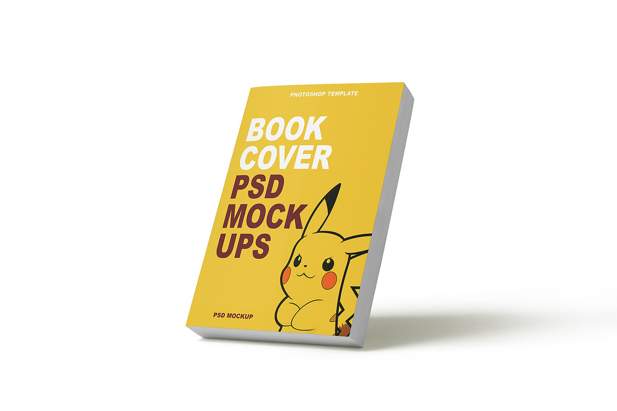 Book Cover Mockup, a Books & Magazine Mockup by mockupbuys (Photo 4 of 9)
