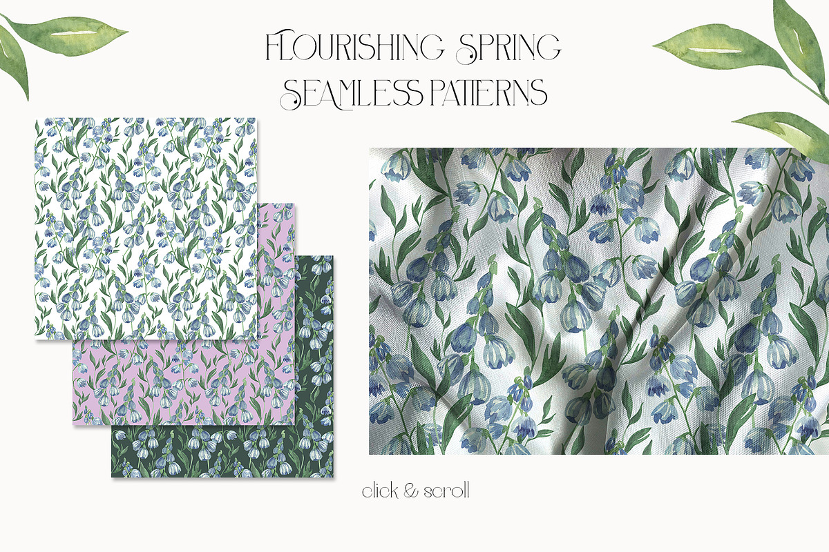 Flourishing Spring Garden Watercolor, a Seasonal Illustration by Catch the Dream Art (Photo 13 of 13)