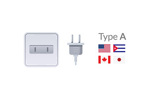 Realistic socket. USA, Canada socket, an Illustration by the8monkey