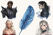 Enchanted Night Court Clipart, a Person Illustration by Design Scotch (Thumbnail 4 of 8)
