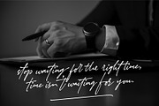 Authentic Handwritten + 2 Alternates, a Script Font by azetypestudios.com (Thumbnail 12 of 13)